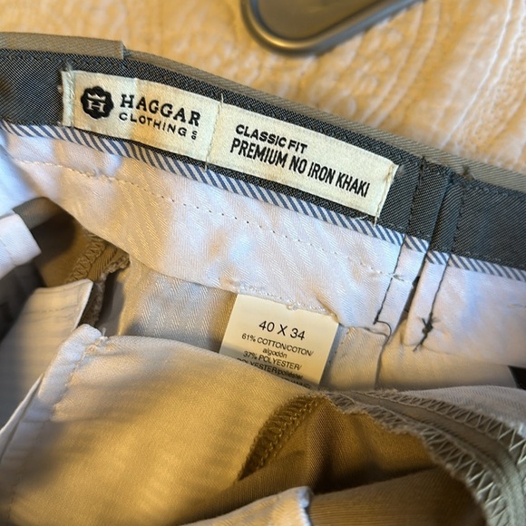 Haggar Khakis with stretch 40x34 NWTs - Picture 6 of 7